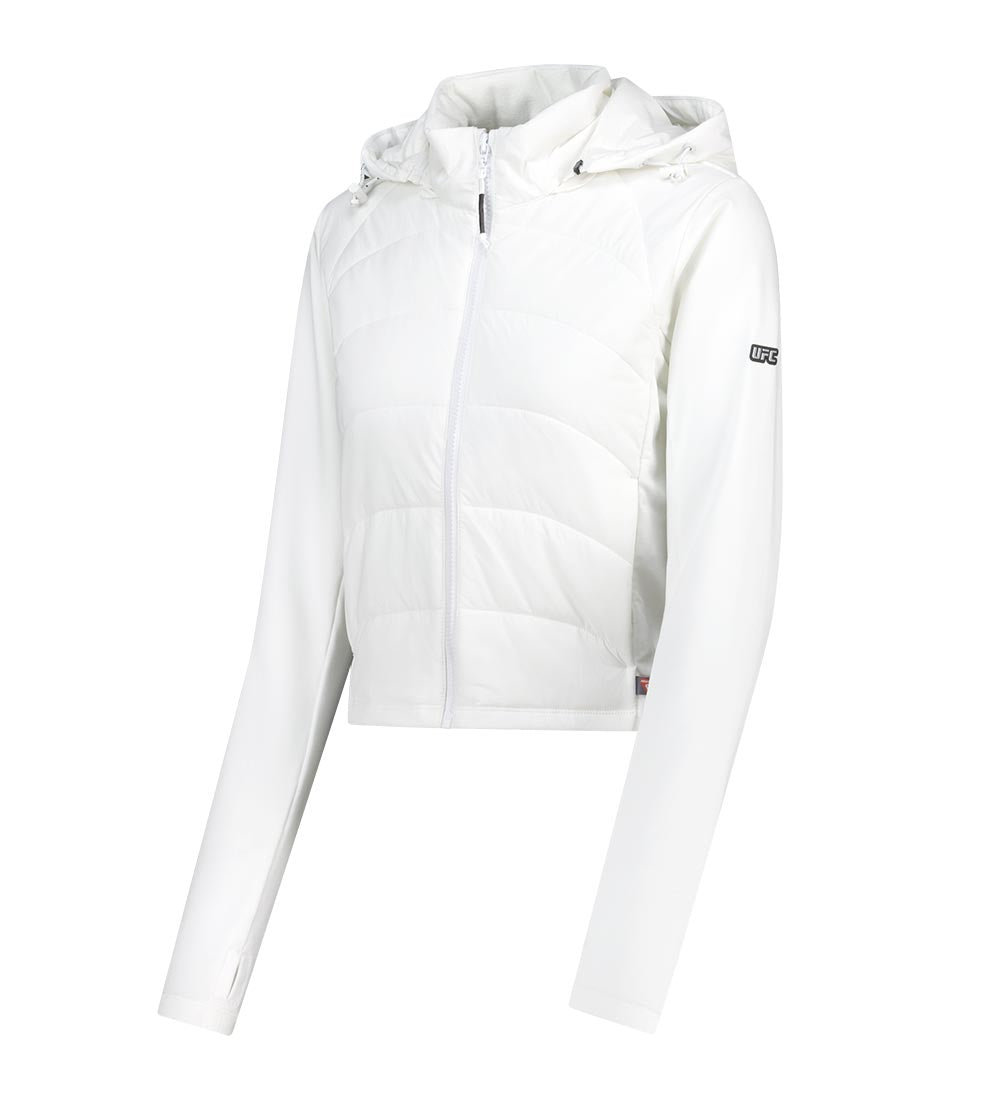 UFC Groove Slim-Fit Padded Jacket (PrimaLoft) Off-White