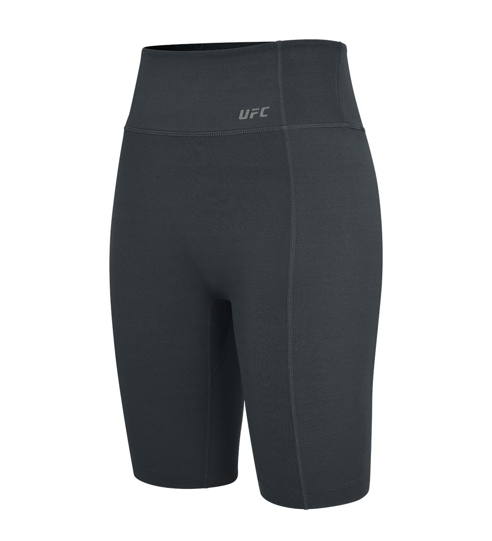 UFC Wave Slim-Fit Biker Shorts, Charcoal