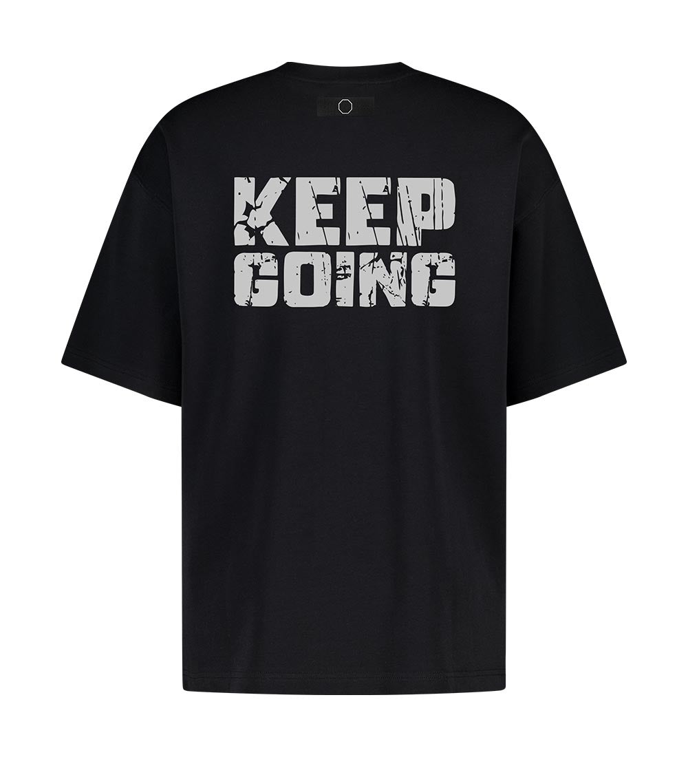 UFC Keep Going Relaxed Fit Short-Sleeve T-Shirt, Black