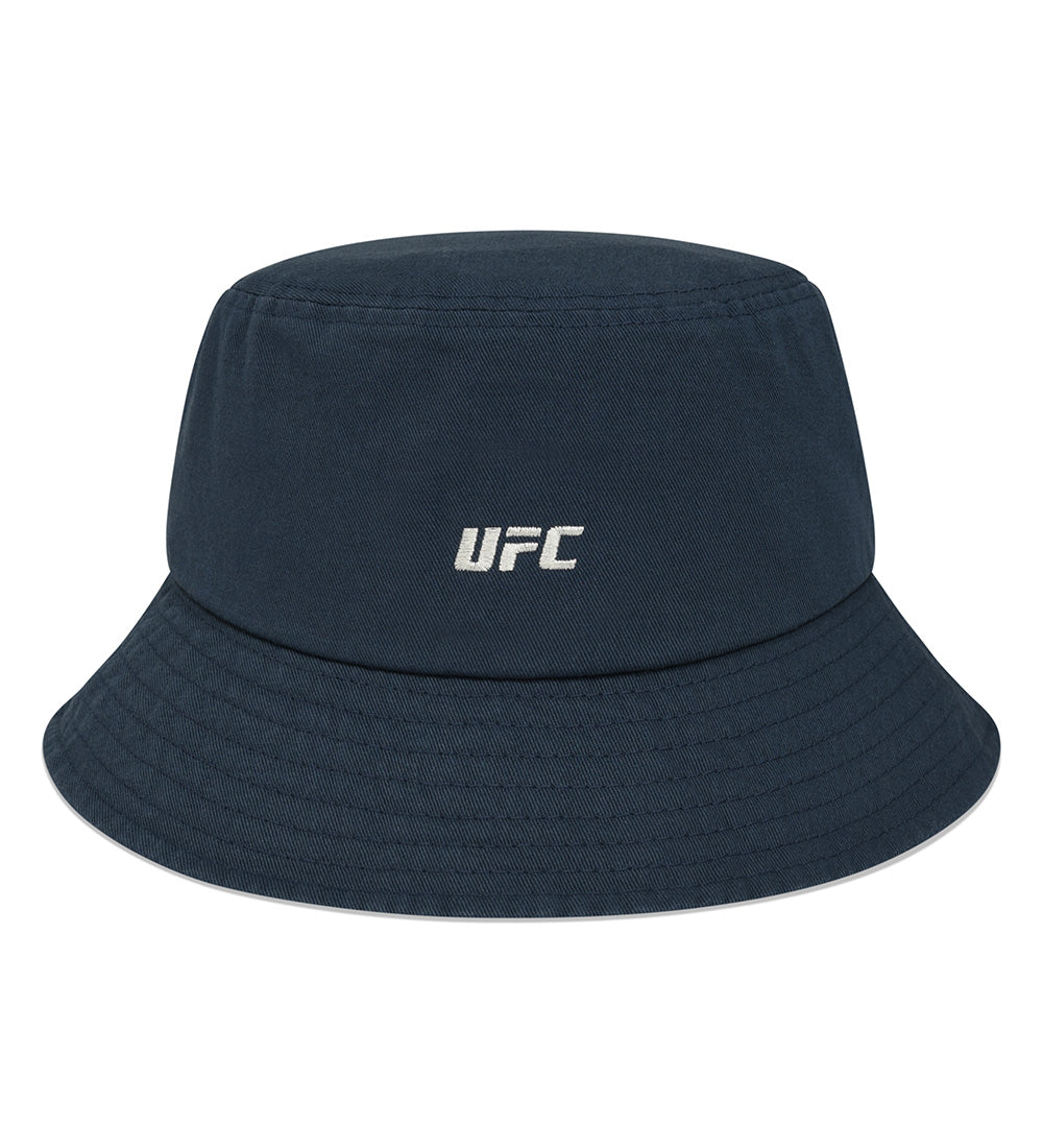 قبعة دلو صغيرة بشعار UFC Essentials، كحلي