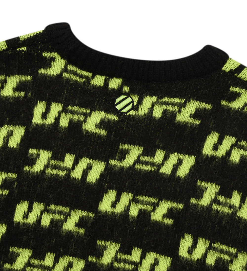 UFC Monogram Relaxed-Fit Sweater, Black