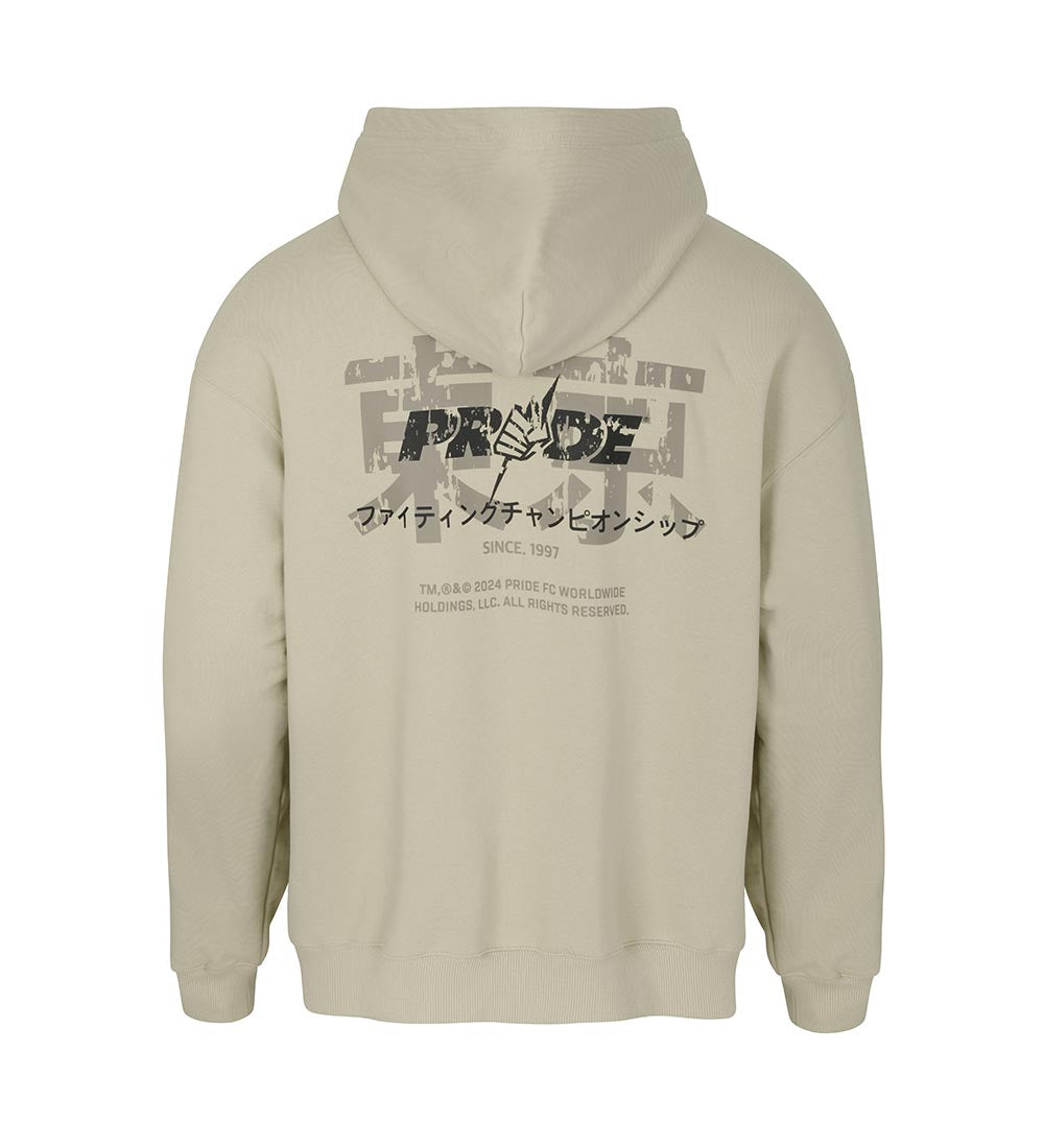 UFC Pride Relaxed Fit Hoodie, Tan