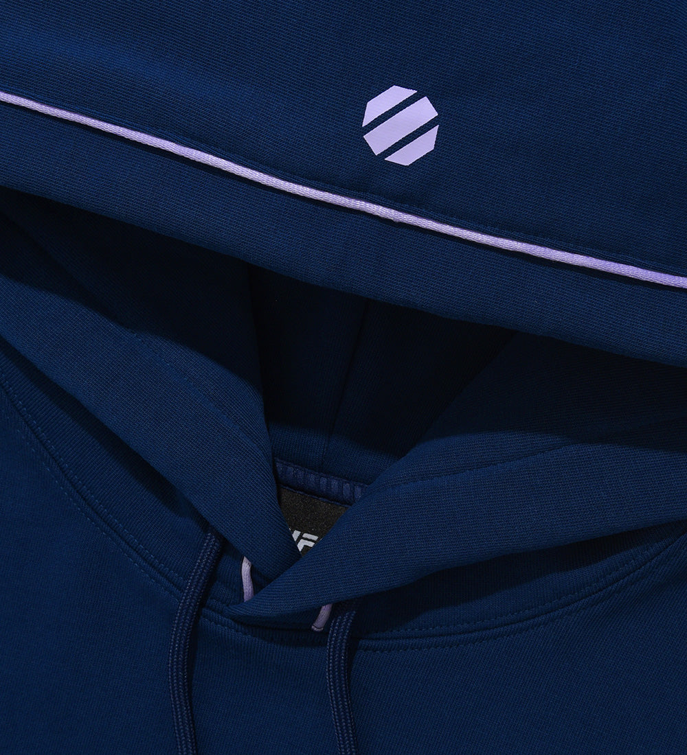 UFC Label Big Logo Relaxed-Fit Hoodie, Navy