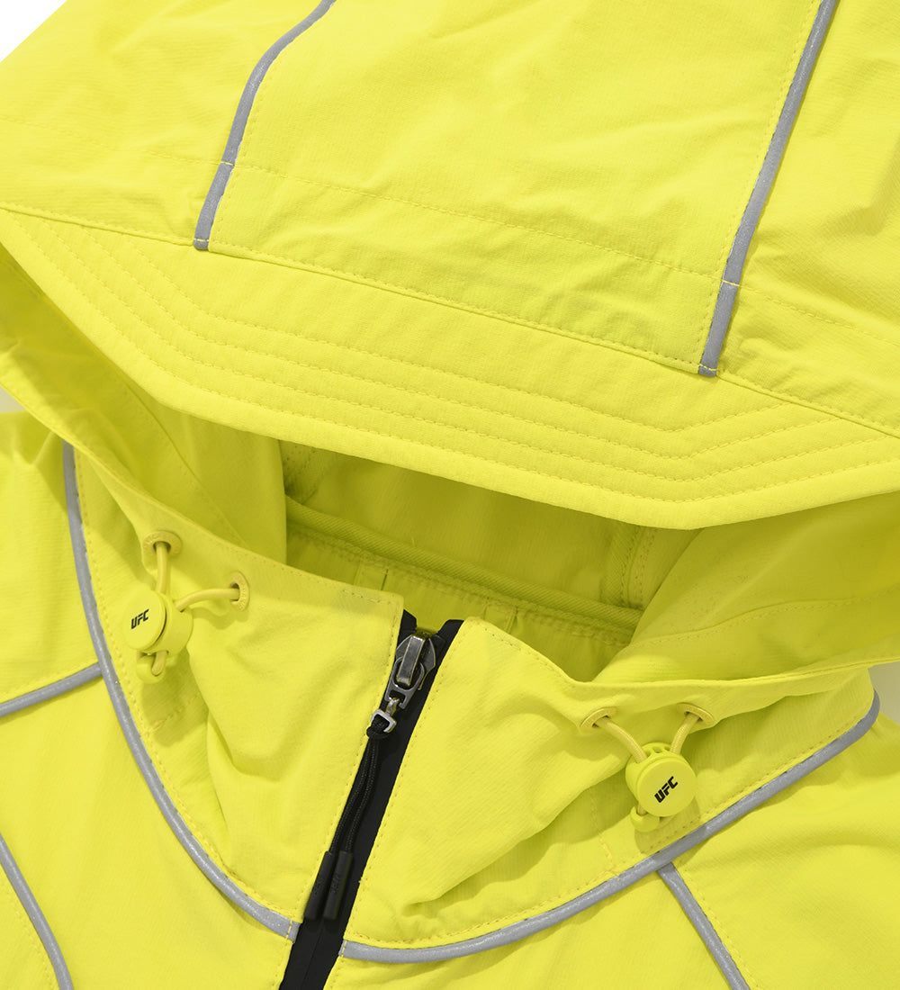 UFC Training Regular Fit Stretch Wind Jacket Neon Yellow