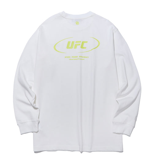 UFC Active RelaxFit Long-Sleeve T-Shirt, White