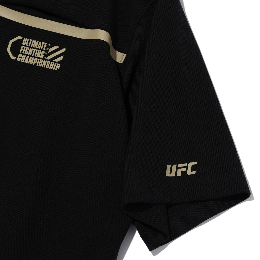 UFC UT Polo Shirt with Octagon, Black