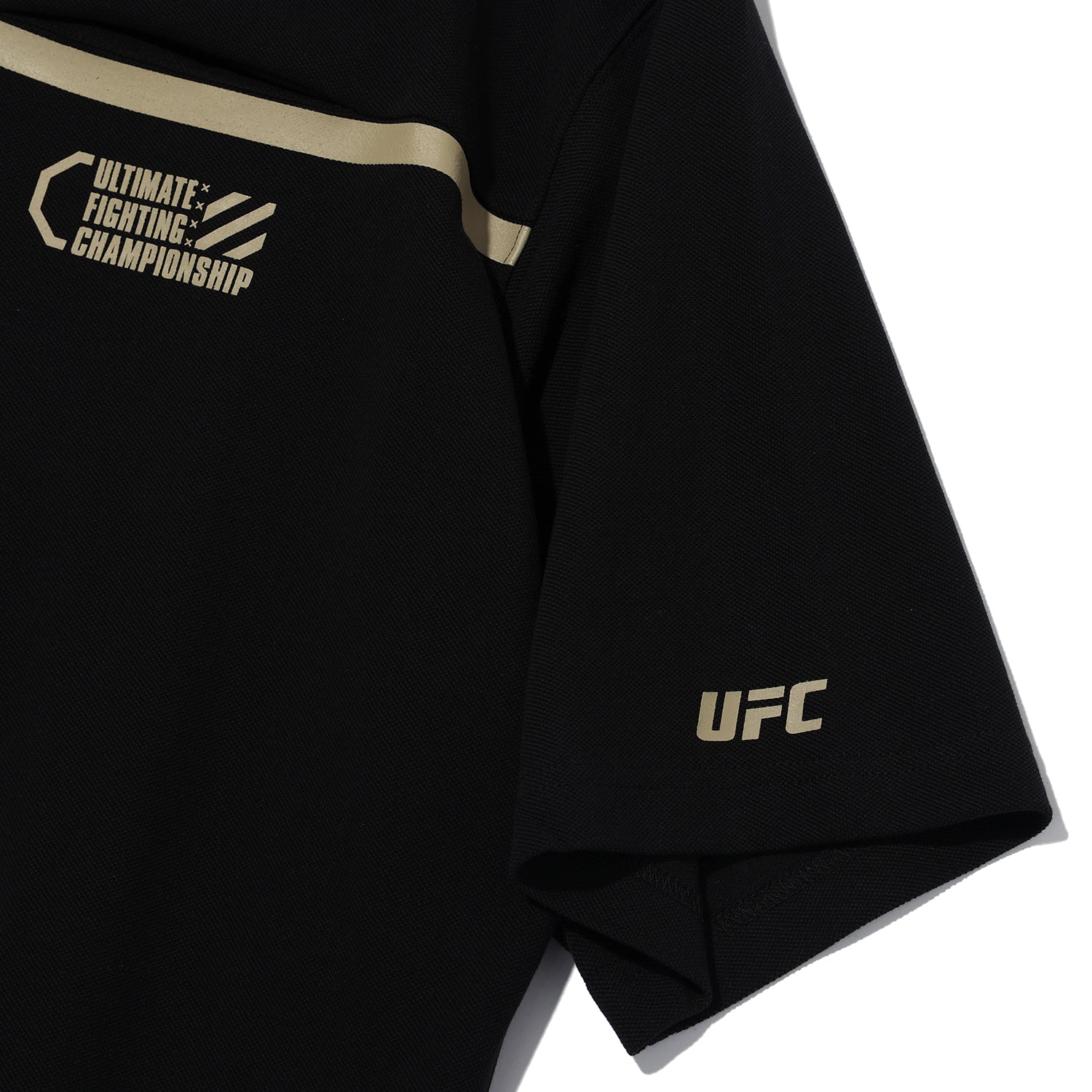 UFC UT Polo Shirt with Octagon, Black