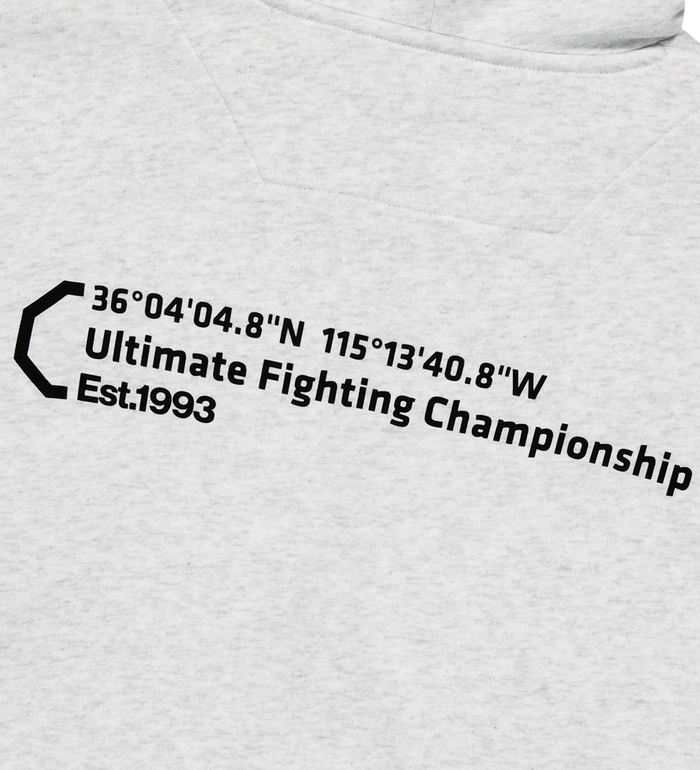 UFC Basic Hoodie, Relaxed Fit, Heather Gray