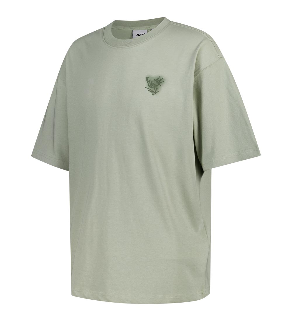 UFC Graffiti Relaxed-Fit Short-Sleeve T-Shirt, Light Olive