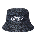 UFC Logo Monogram Bucket Hat - Black