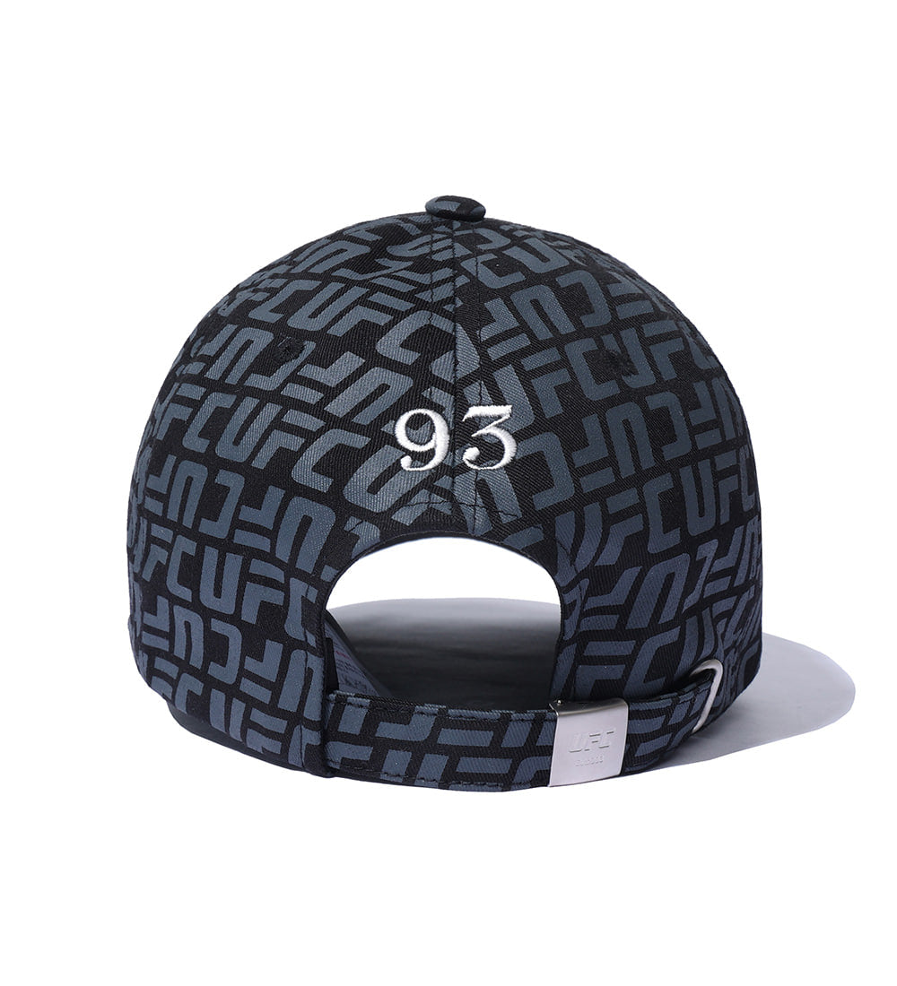 UFC Logo Monogram Baseball Cap, Black