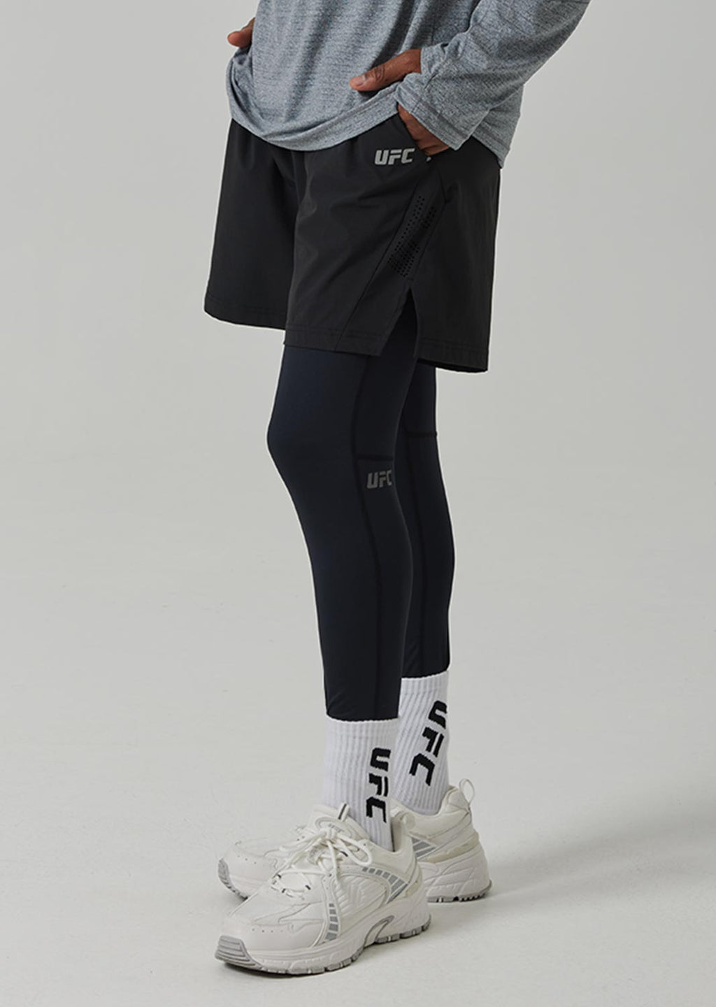 UFC Boost Slim-Fit Leggings, Black