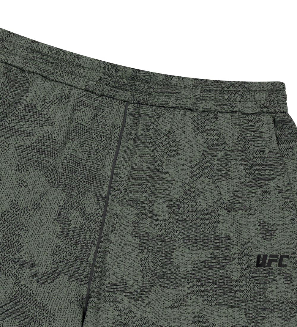 UFC Camouflage Loose-Fit Shorts, 7 inches, Khaki