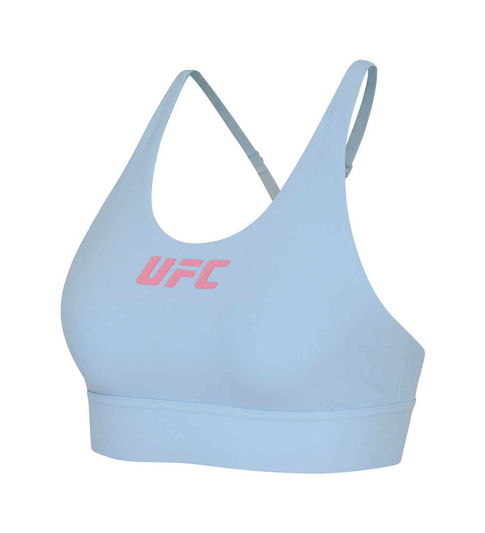 UFC Sports Top with Support, Sky Blue