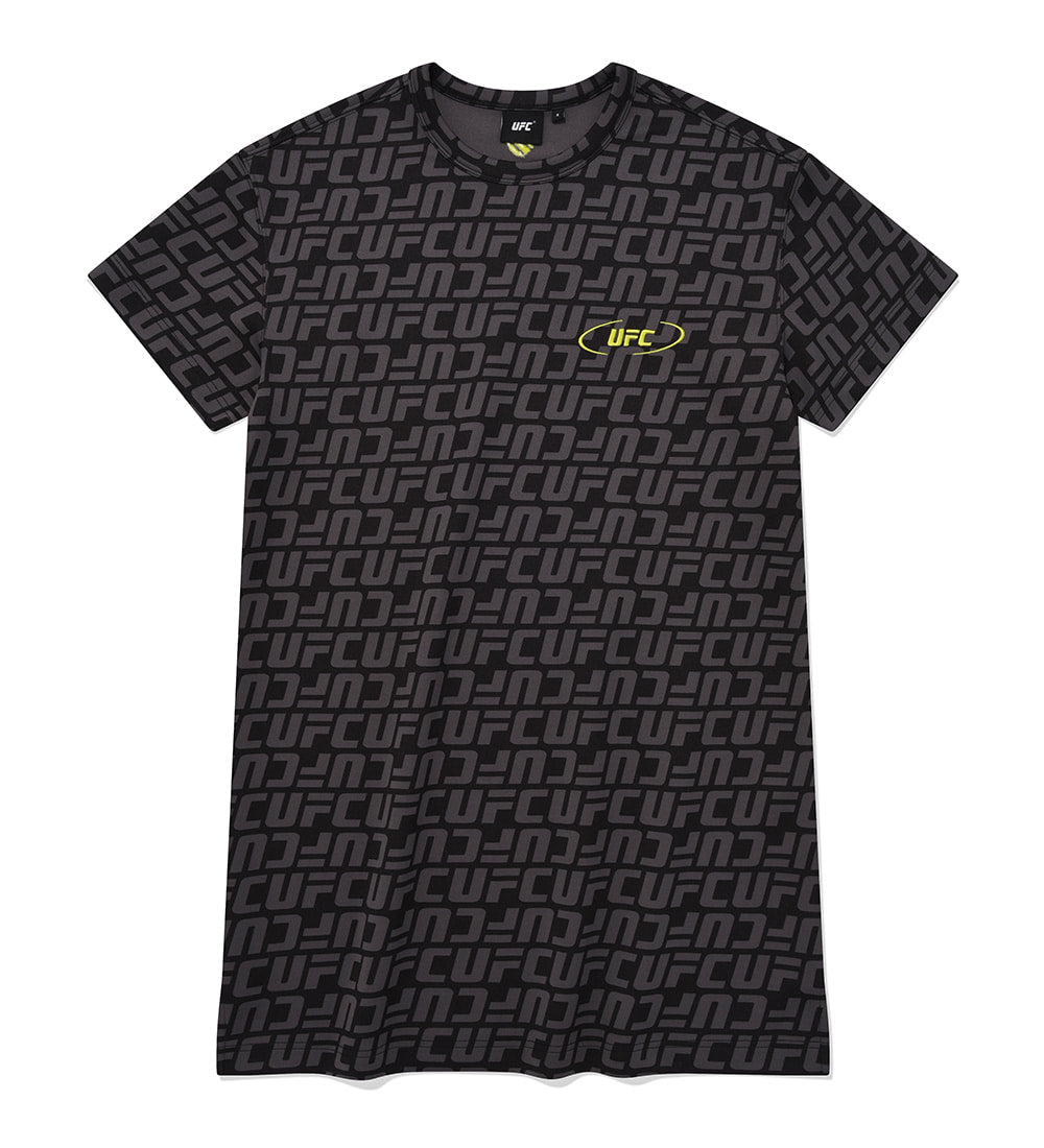 UFC Logo Monogram Regular-Fit Dress, Black