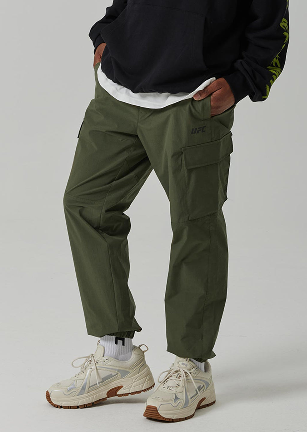 UFC Venture Slim-Fit Jogger Cargo Pants, Dark Khaki