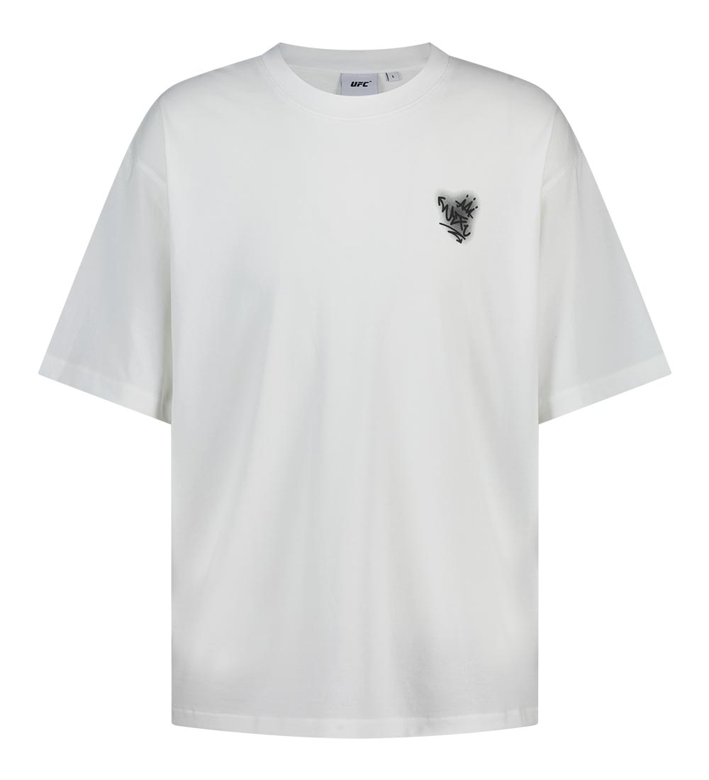 UFC Graffiti Relaxed-Fit Short-Sleeve T-Shirt Off-White