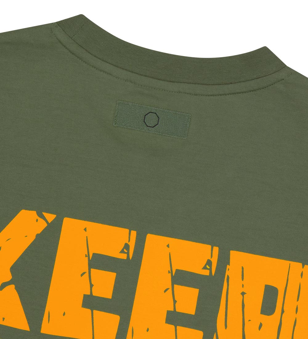 UFC Keep Going Relaxed Fit Short-Sleeve T-Shirt, Khaki