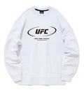 UFC Active Big Logo Relaxed-Fit Sweatshirt, White/Gray