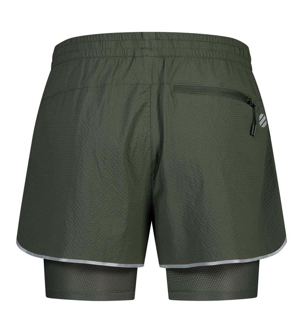 UFC Essentials Mesh Relaxed-Fit Shorts, Dark Khaki