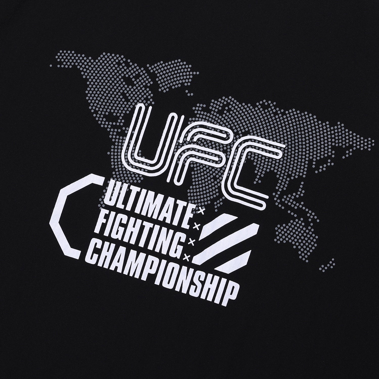 UFC UT Woven Polo Shirt, Black