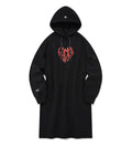 UFC Heart Oversized Hooded One-Piece, Black
