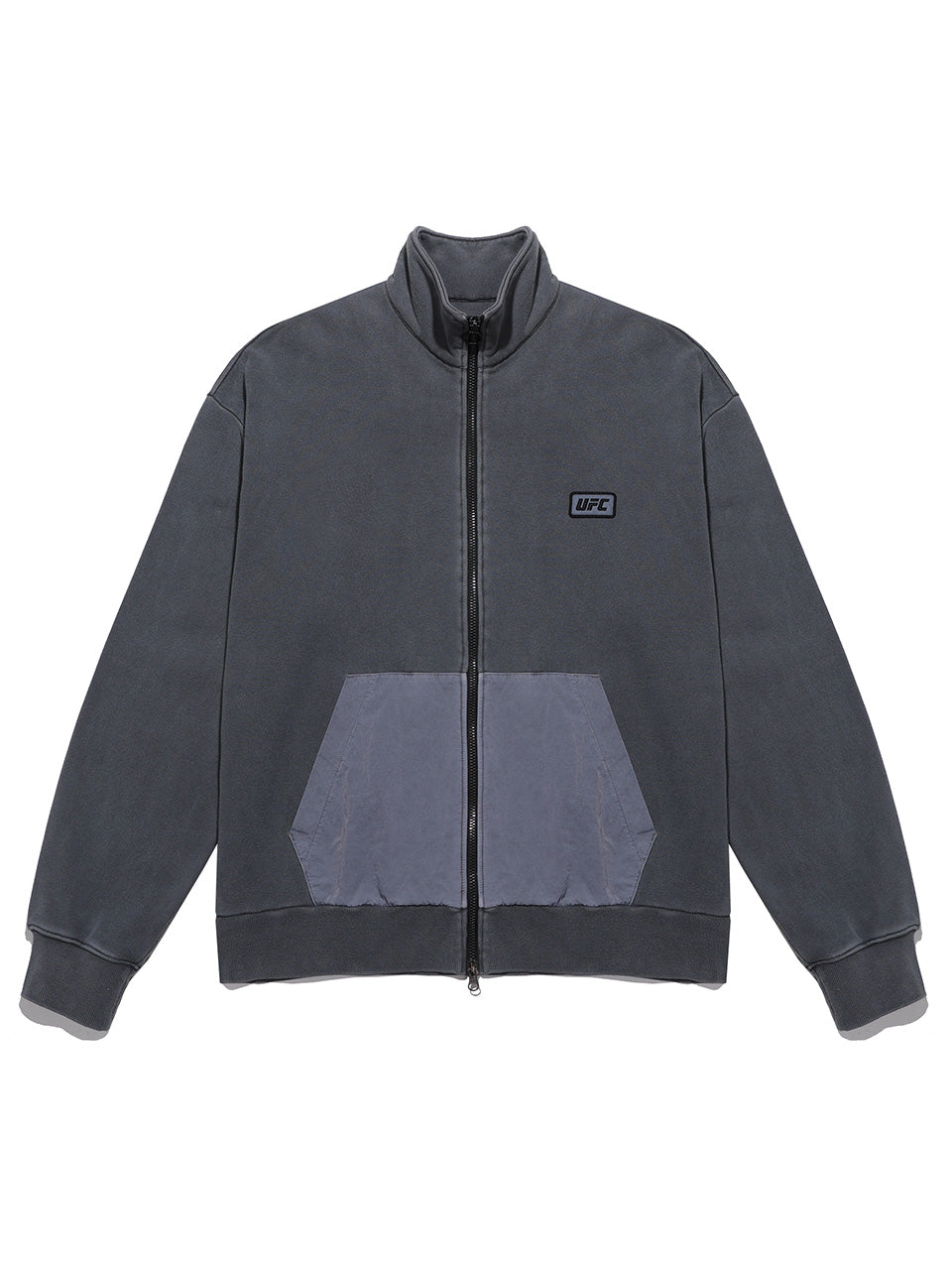 UFC Shadow Oversized Pigment Zip-Up Jacket, Gray