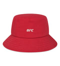 قبعة دلو بشعار صغير UFC Essentials - أحمر