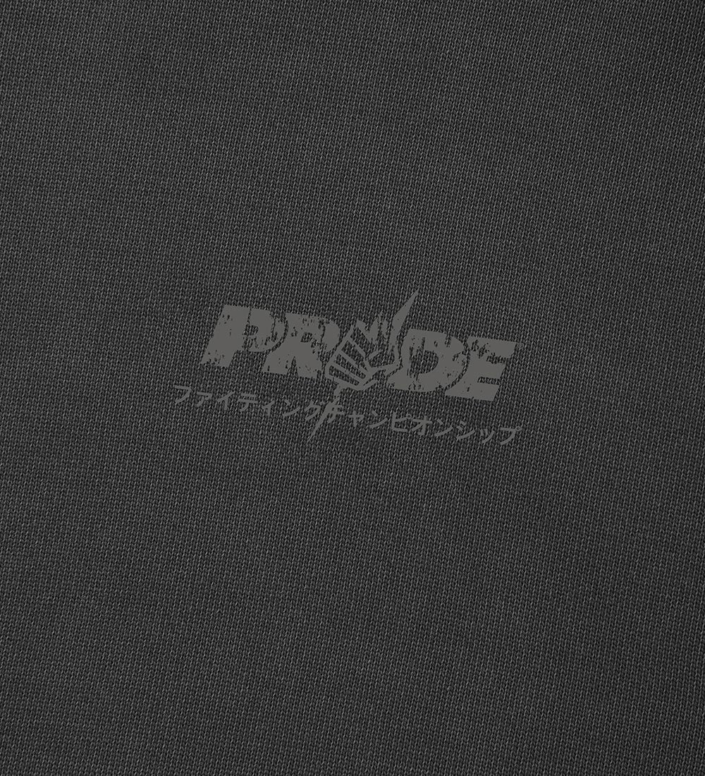 UFC Pride Relaxed Fit Dyed Hoodie, Charcoal