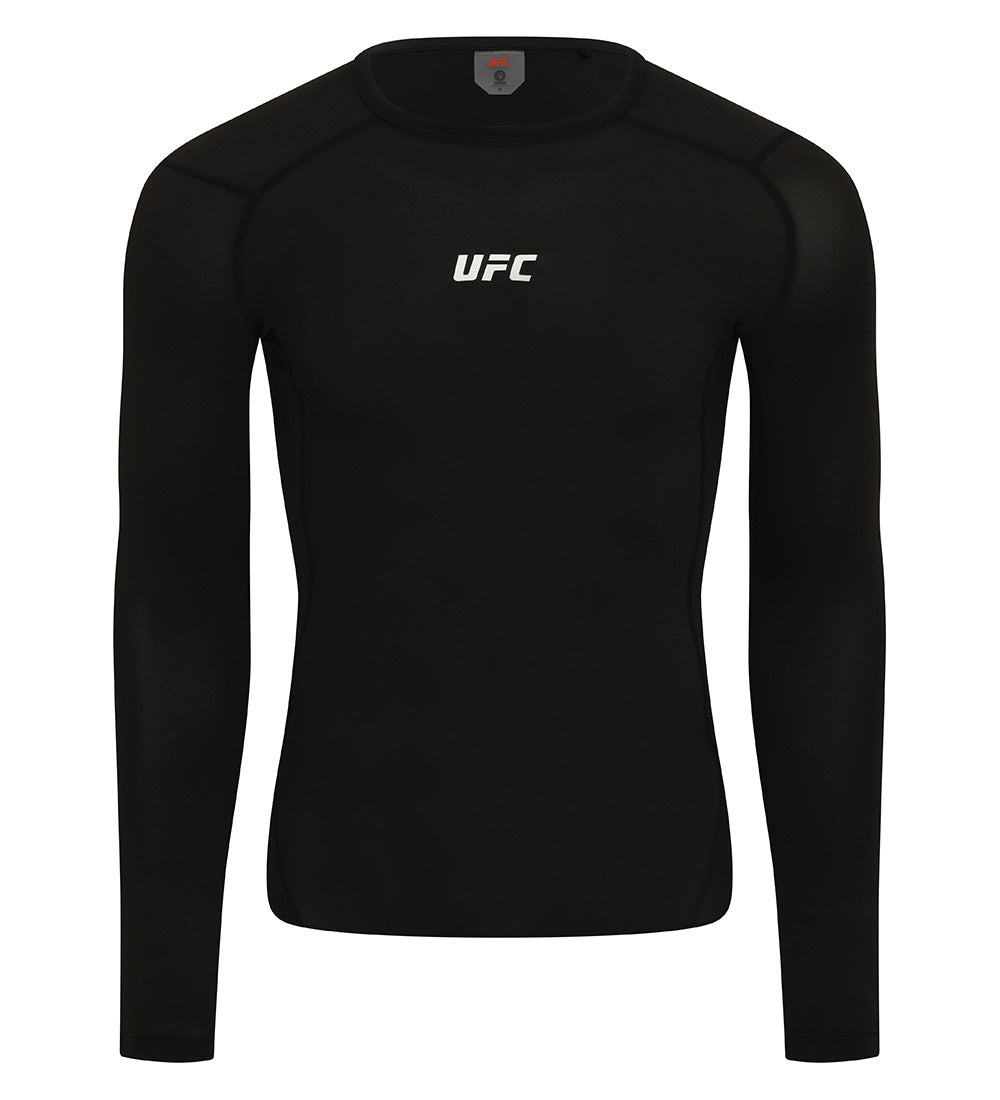 UFC Pro Muscle Fit Long-Sleeve T-Shirt, Black