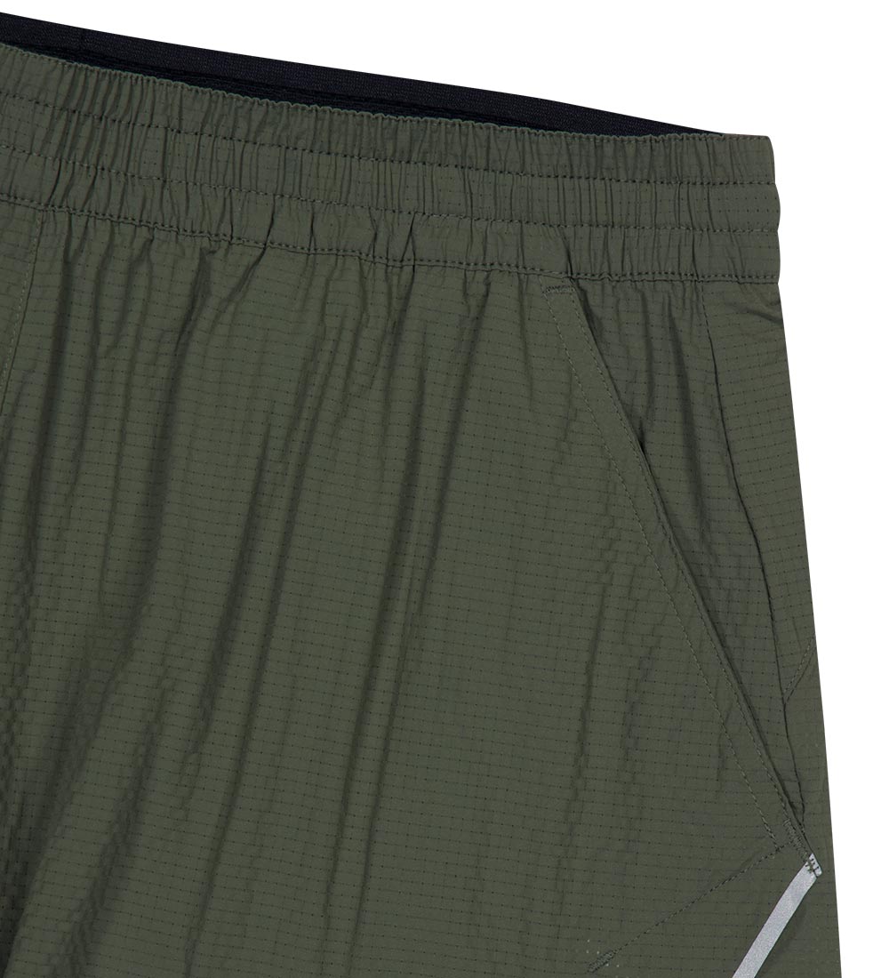 UFC Essentials Mesh Relaxed-Fit Shorts, Dark Khaki