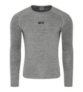 UFC Pro Muscle Fit Long-Sleeve T-Shirt, Melange Gray