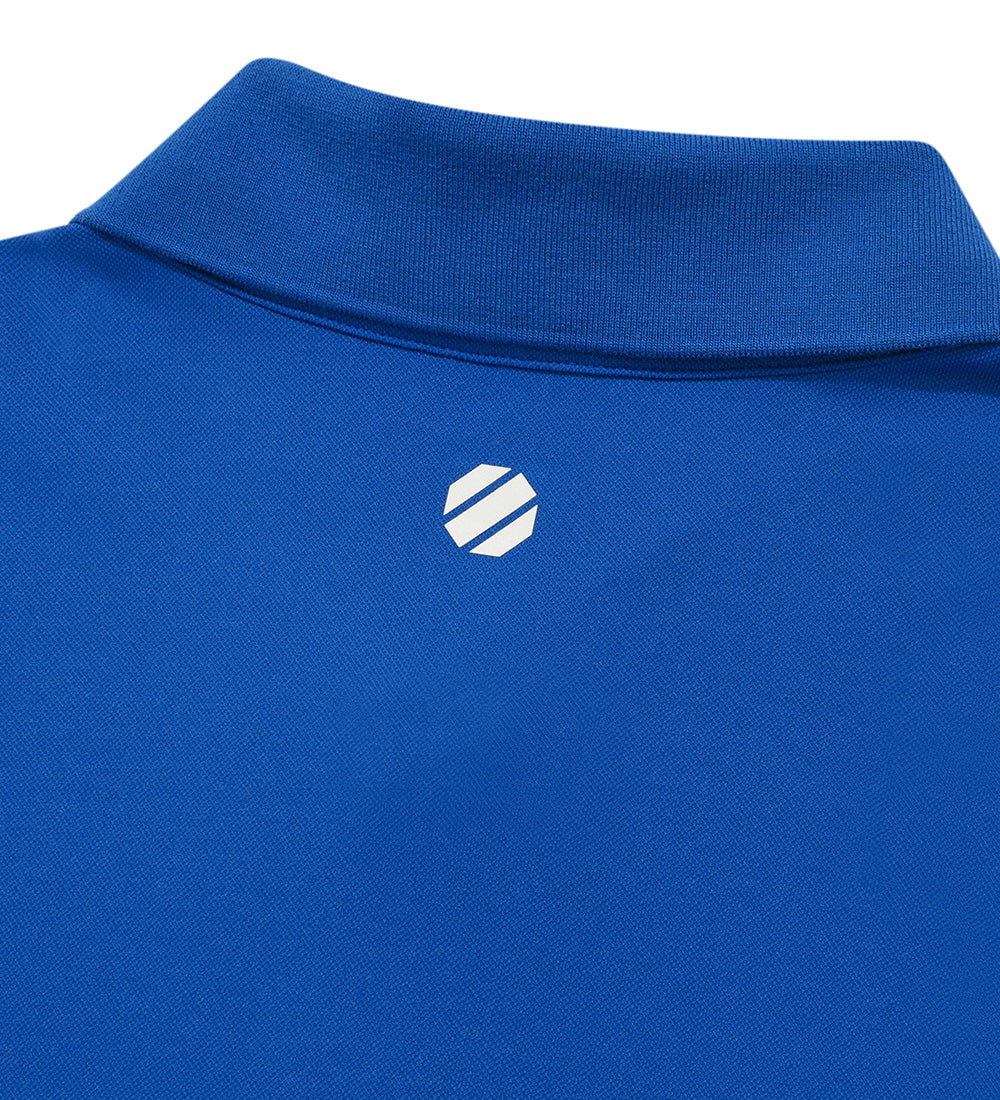 UFC Essential+ Straight-Cut Pique T-Shirt, Royal Blue