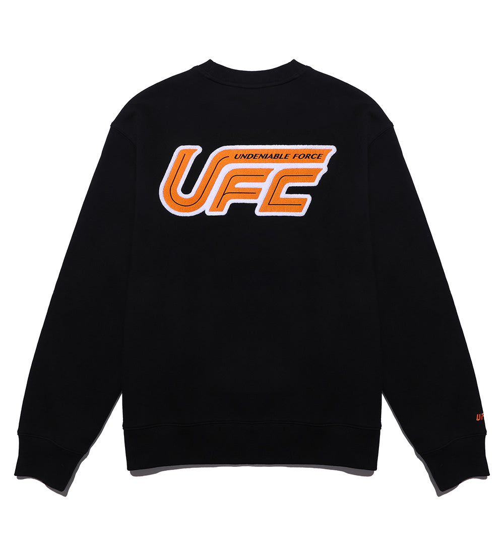 UFC Ultiman Play Relaxed Fit Crewneck Sweatshirt, Black
