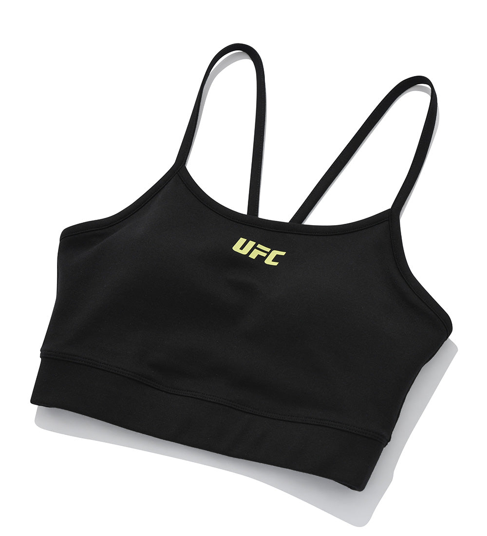 UFC Basic Cropped Sleeveless Top, Black