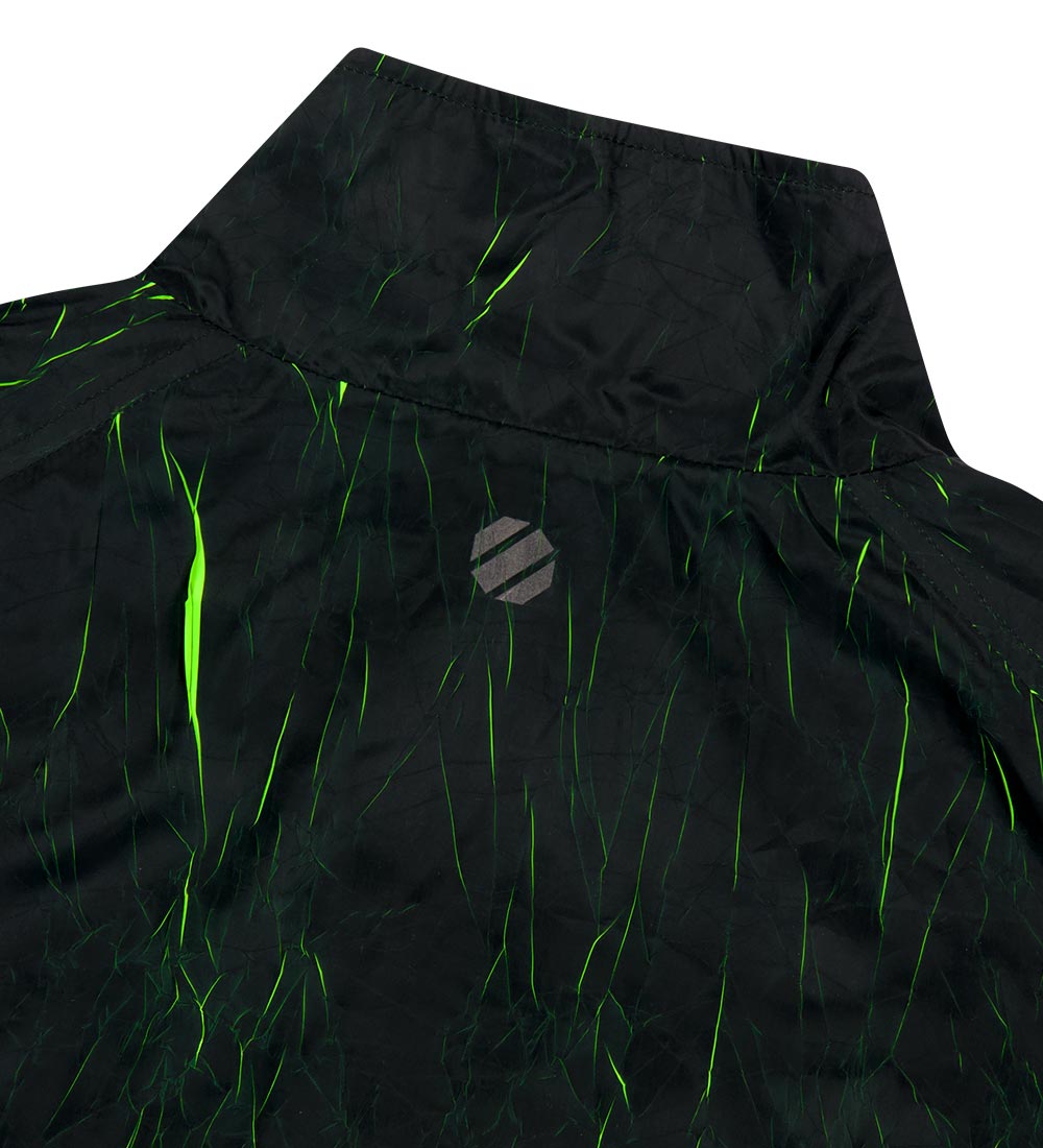 UFC Lightning Relaxed Fit Windbreaker Jacket, Neon Yellow