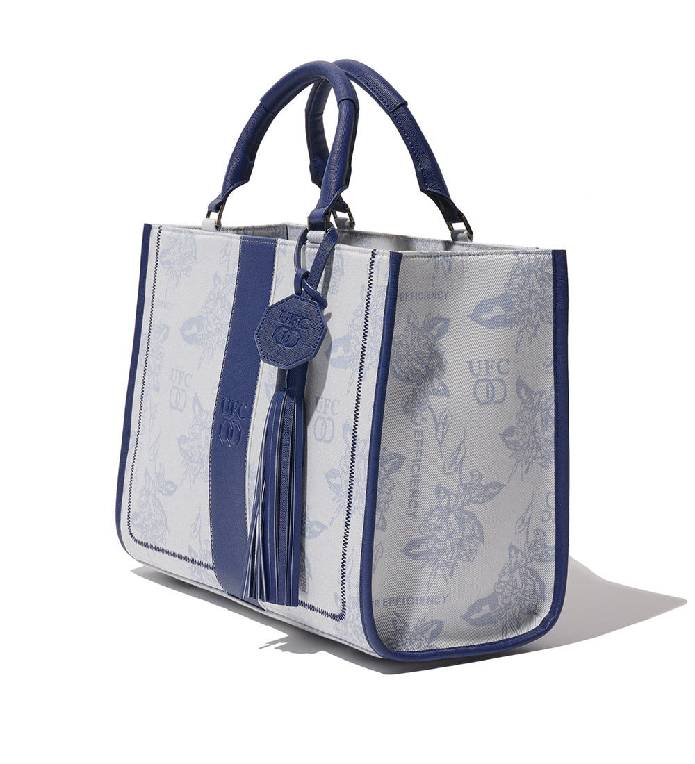 UFC Arena Jacquard Bucket Tote Bag, White