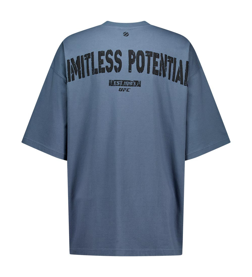 UFC Gym Wear MegaFit Short-Sleeve T-Shirt, Dark Blue