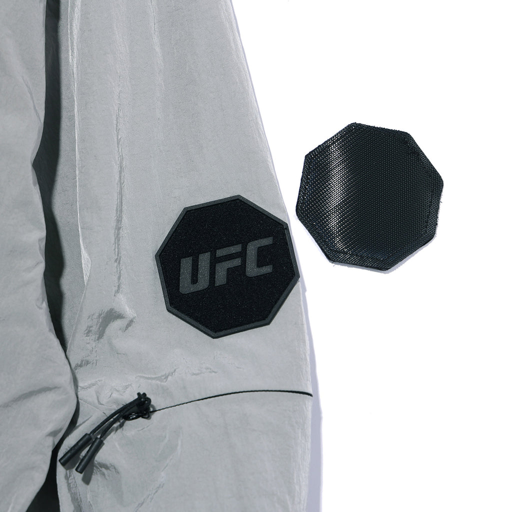 UFC UT Gloss Bomber Jacket, Light Gray