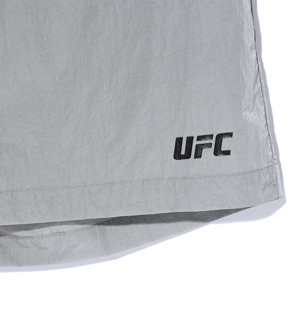 UFC UT Gloss Woven Shorts, Light Gray