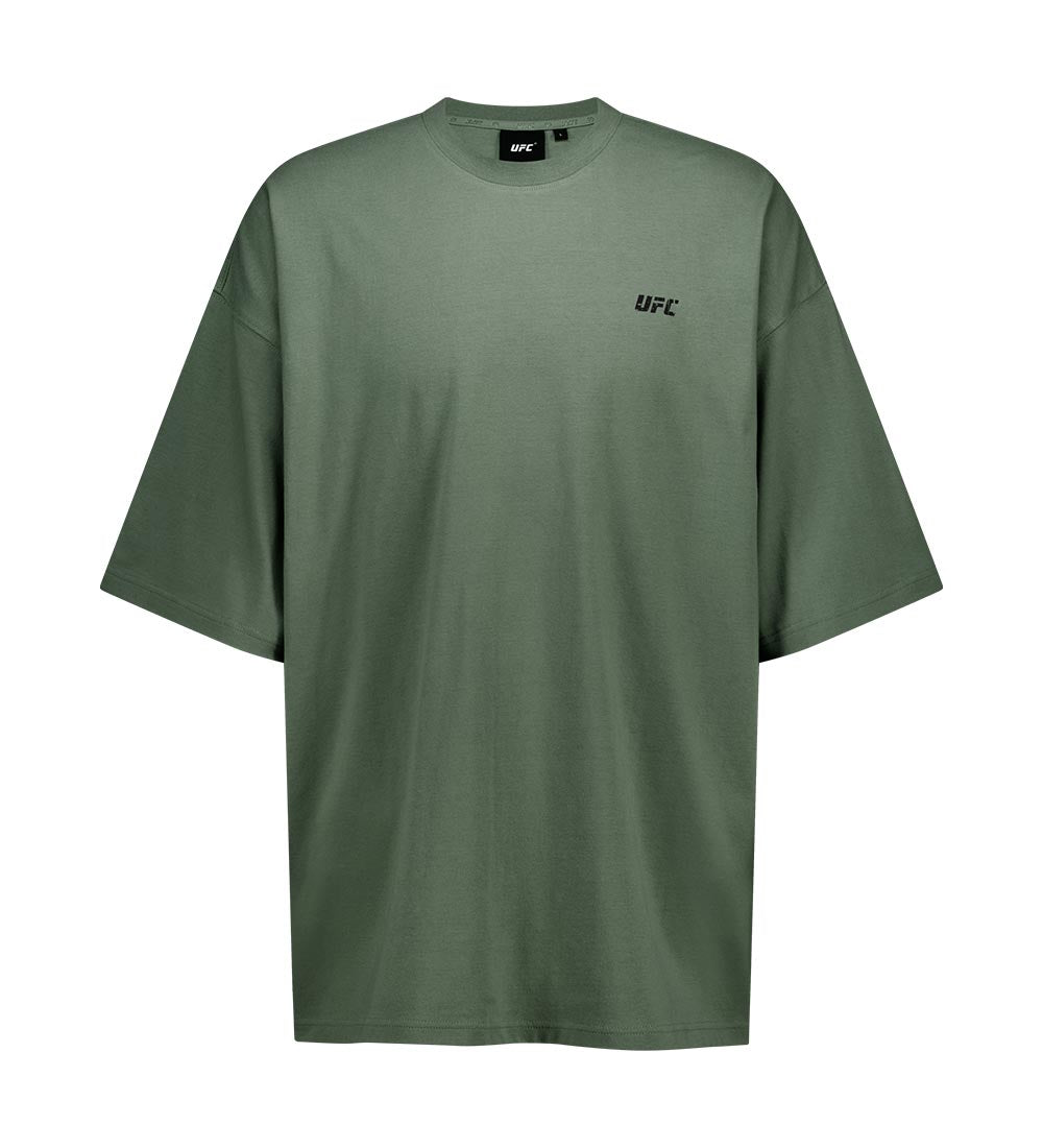 UFC Gymwear MegaFit Short-Sleeve T-Shirt, Light Khaki