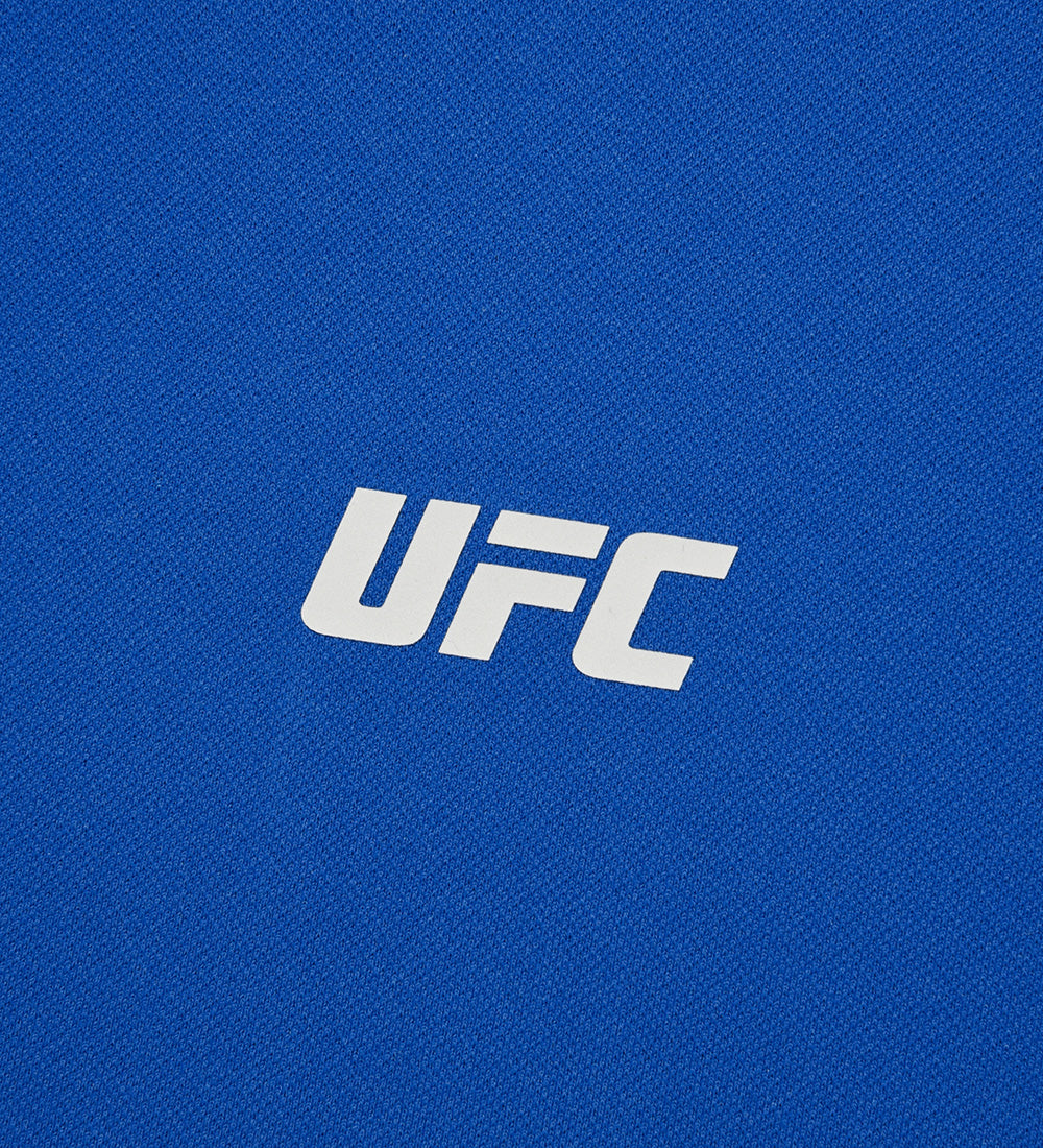 UFC Essential+ Straight-Cut Pique T-Shirt, Royal Blue