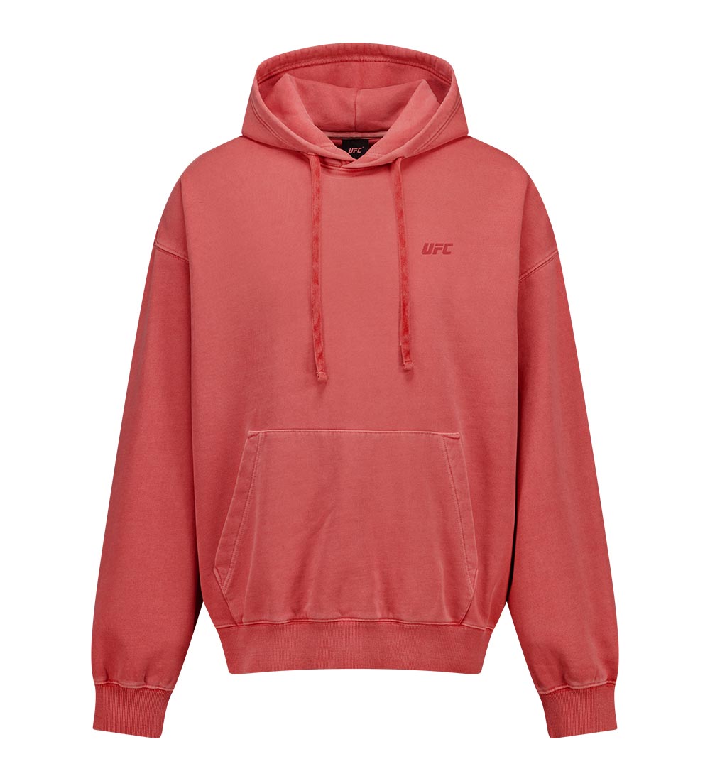 UFC Ultiman Oversized Dye-Dye Hoodie, Dark Pink