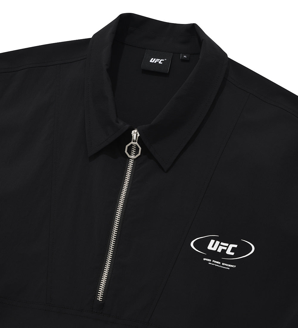UFC Active RelaxFit Short-Sleeve Anorak Jacket, Black