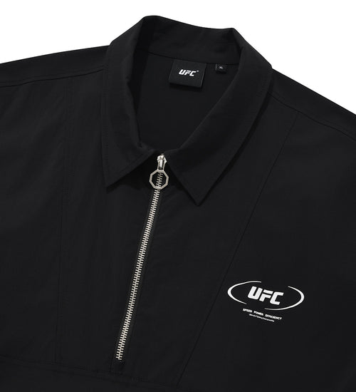 UFC Active RelaxFit Short-Sleeve Anorak Jacket, Black