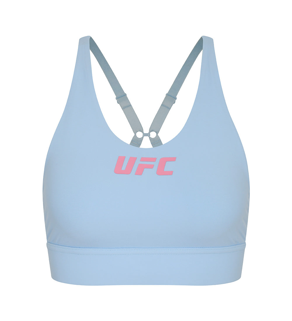 UFC Sports Top with Support, Sky Blue