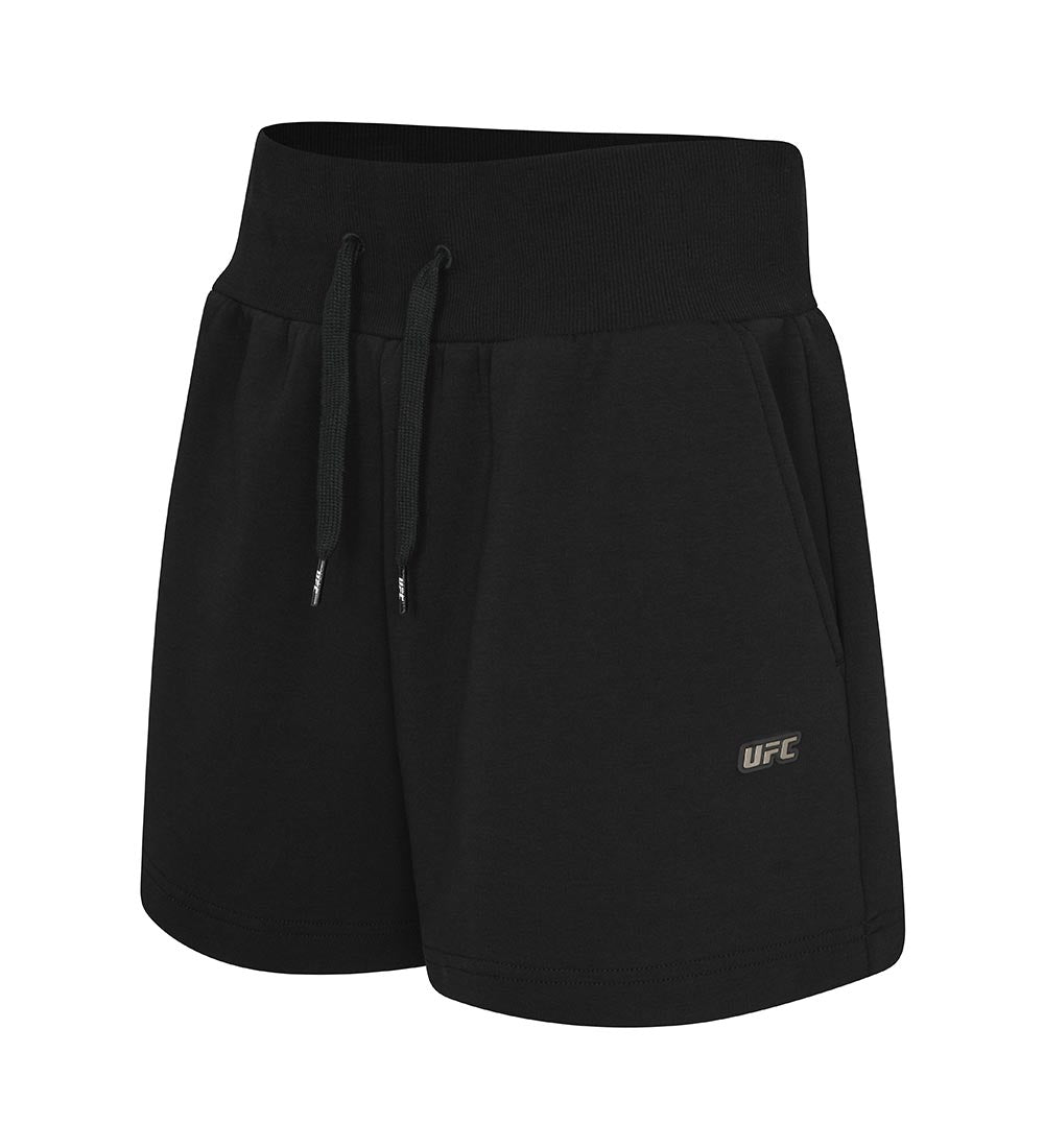 UFC Cozy Relaxed Fit Shorts, Black