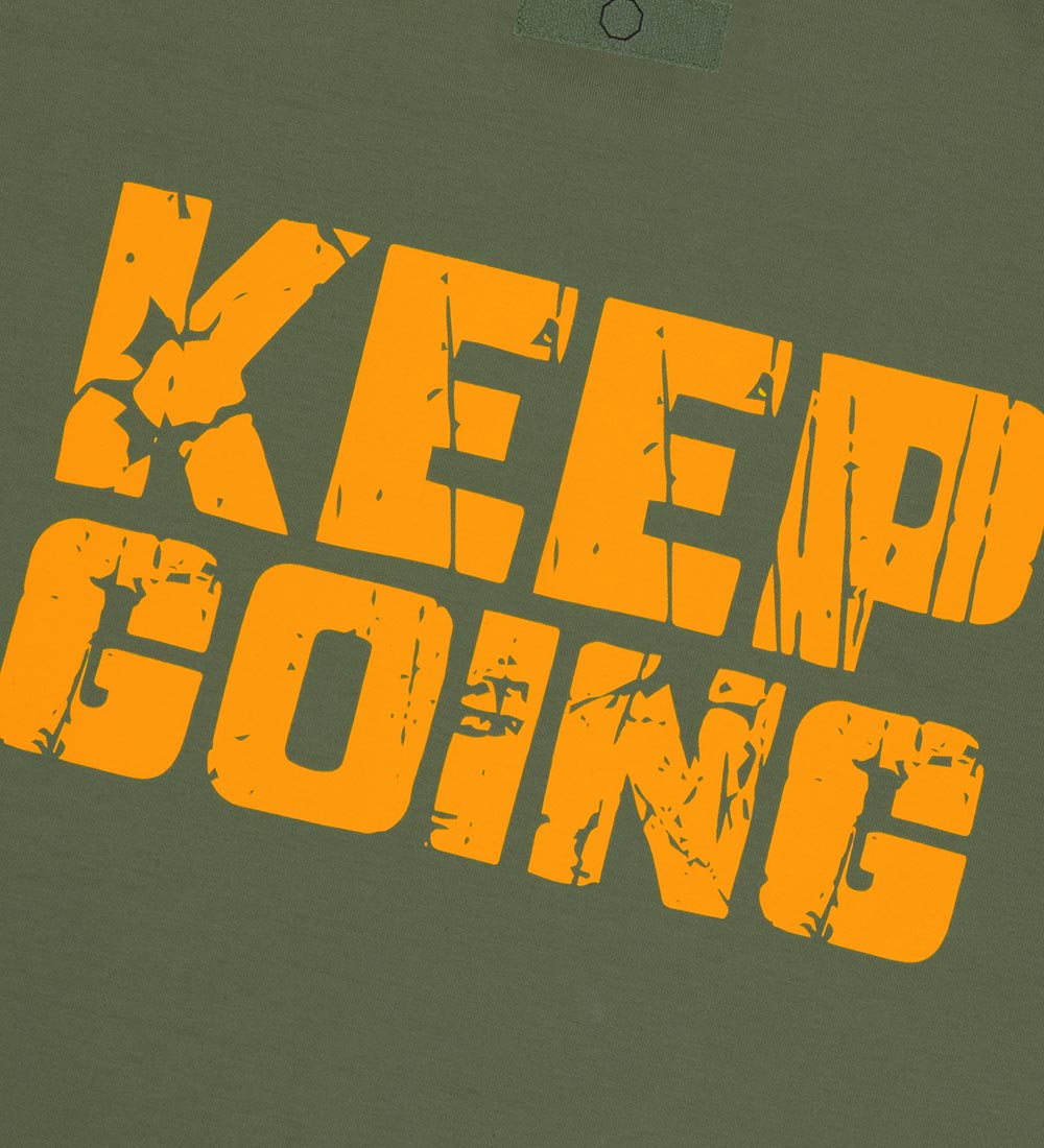 UFC Keep Going Relaxed Fit Short-Sleeve T-Shirt, Khaki