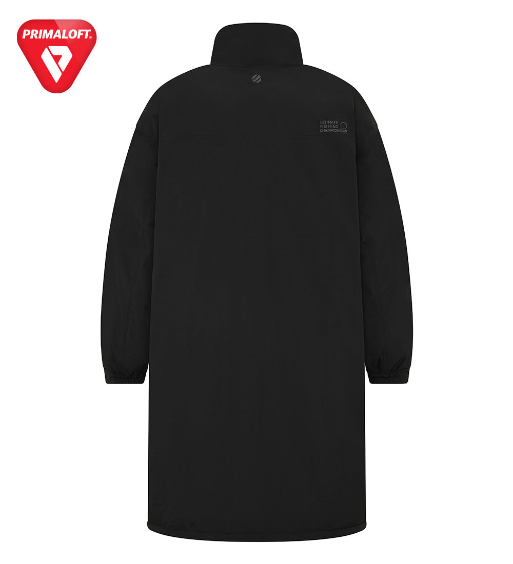 UFC PrimaLoft Oversized Long Down Jacket, Black