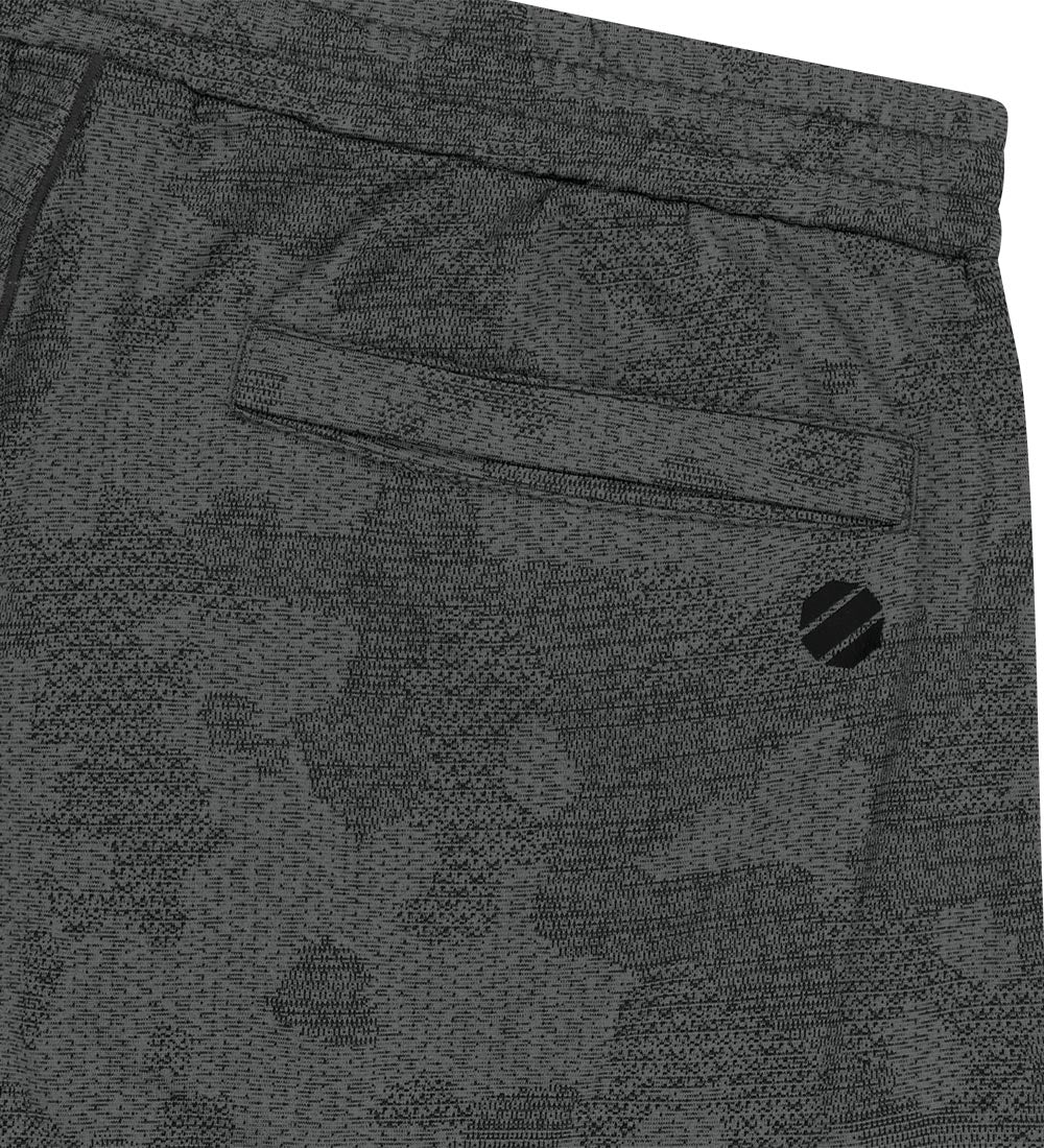 UFC Camouflage Loose-Fit Shorts, 7 inches, Charcoal Gray
